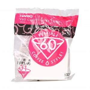 Hario Paper Filters for V60 - 100 pack für 1 Tasse