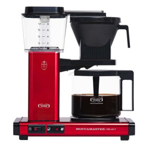 Moccamaster KBG Select Filter Coffee Machine red metallic