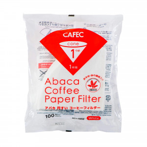 Abaca paper filter - 100 pack für 1 Tasse