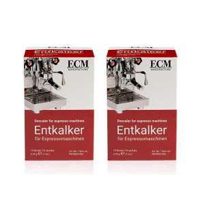 ECM Espressomaschinenreiniger Gruppenreiniger & Entkalker 2 x Entkalker