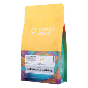 Harbegona natural coffee 250 g whole beans