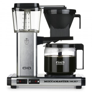 Moccamaster KBG Select Filter Coffee Machine brushed aluminium