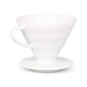Hario V60 Coffee Dripper - Ceramic white / for 2-3 cups