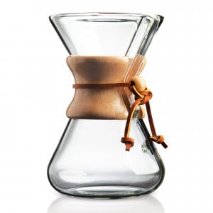 Hand-blown Chemex Coffee Carafe for up to 5 cups