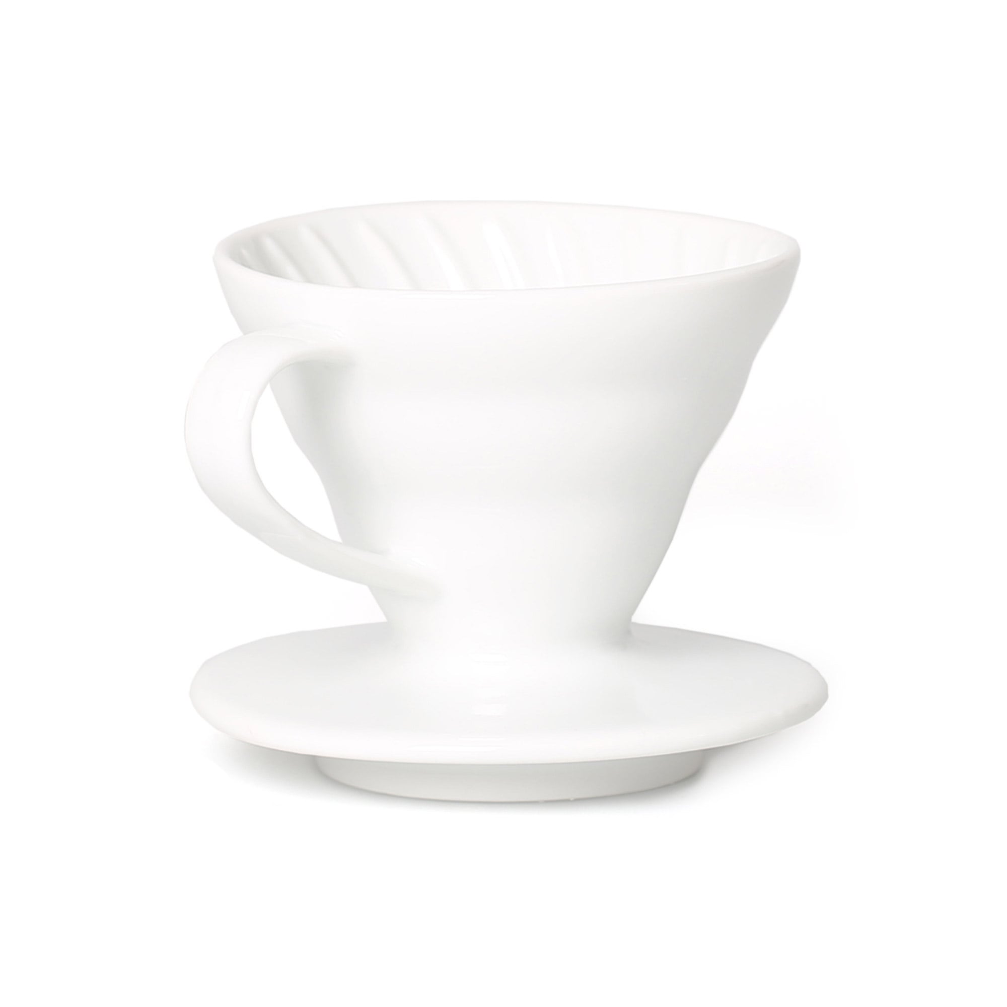 Handfilter V60 aus Porzellan weiß von HARIO Kaffeefilter 