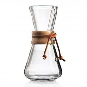 Hand-blown Chemex Coffee Carafe for up to 3 cups