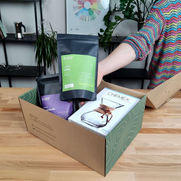 Create a gift box - filter coffee