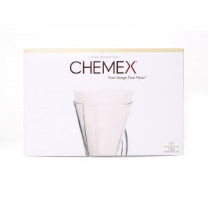 Chemex filters for 1-3 cup carafe white