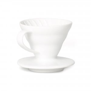 Hario V60 Coffee Dripper - Ceramic white / for 1 cup